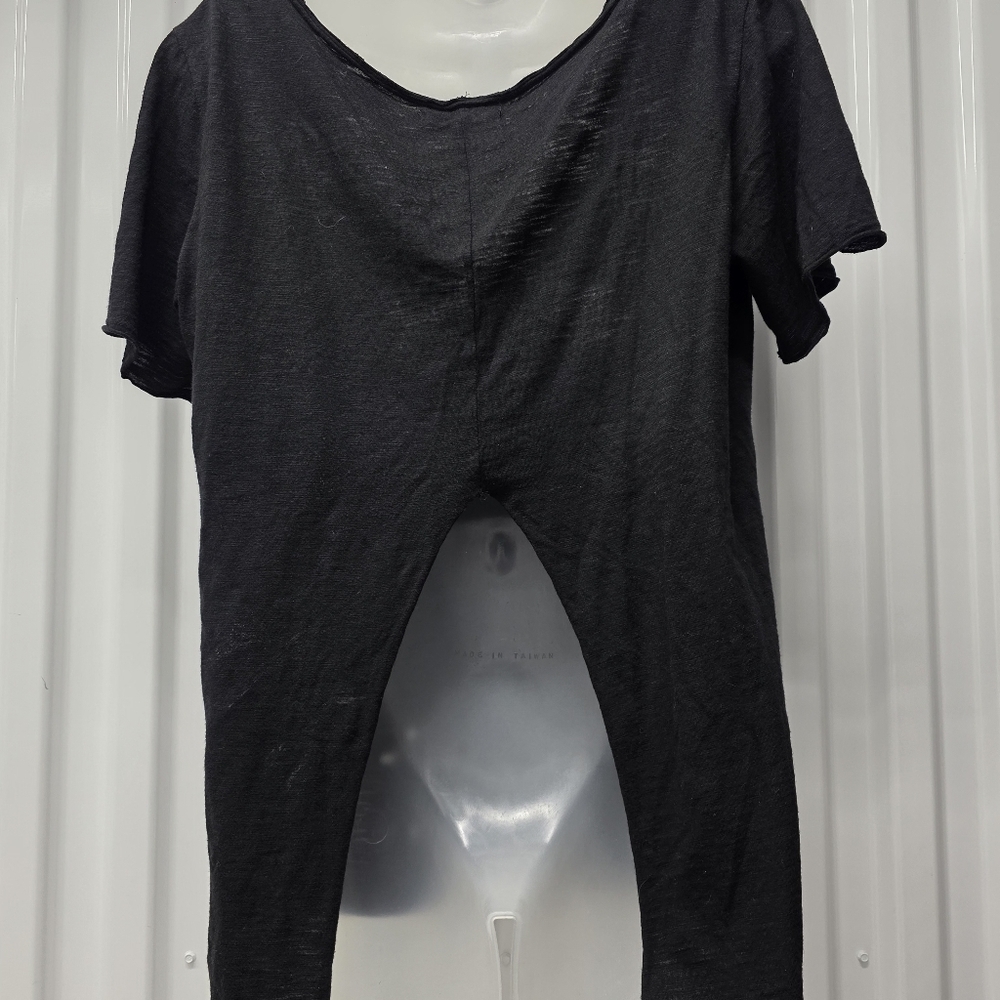 Gilded Intent Charcoal Distressed Short Sleeve Tee - Picture 3 of 3